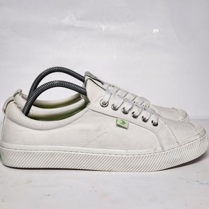 Cariuma Unisex Canvas Low Top Sneakers Oca Low Off-White Size W11/M9.5